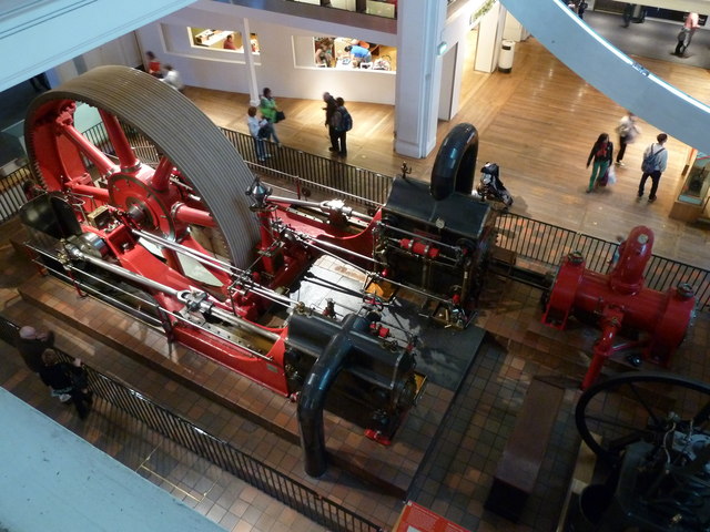 Science Museum - textile mill engine © Chris Allen :: Geograph Britain ...