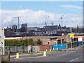 Cranes over Sheffield in March 2008