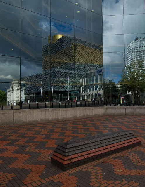 Centenary Square reflections, Birmingham