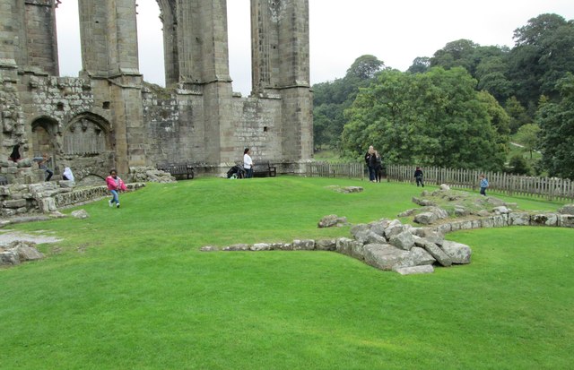 Chapter House ruins - Bolton Abbey