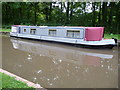 Narrowboat on the Mon. & Brec. at Gilwern Wharf