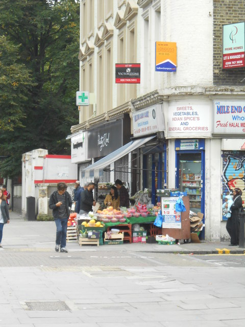 Shop on the corner of Brokesley Street