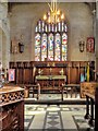 SD8706 : The Sanctuary, Middleton Parish Church, Altar and East Window by David Dixon