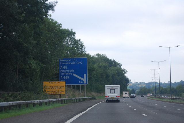 M4, 1 mile to junction 24