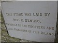 Commemoration stone, Totland Methodist Church (3)