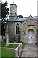 SY6681 : Porch and tower of St Ann's Church by Roger Templeman