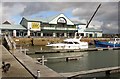 The Food Court by the marina in Freeport