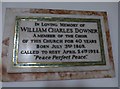 Christ Church, Totland: memorial (f)