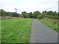 Cycle route along former railway line