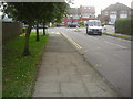 Monkfrith Way looking towards Brookside South