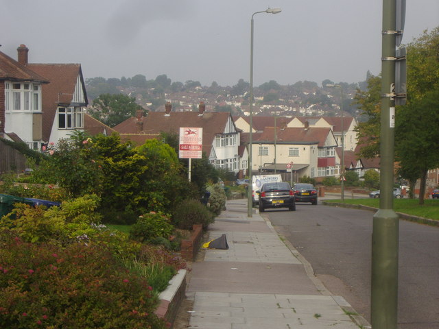 View from Russell Lane, East Barnet