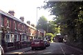 Stockbridge Road approaching railway arch