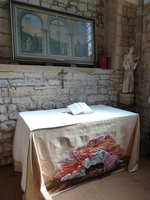 Sherborne Abbey: altar (II)