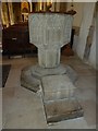 Sherborne Abbey: font