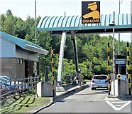 SK1302 : Toll Booth on M6 Toll Road by David Dixon