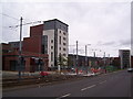 Tram line renewal at Shalesmoor