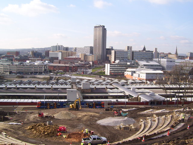 Building the amphitheatre