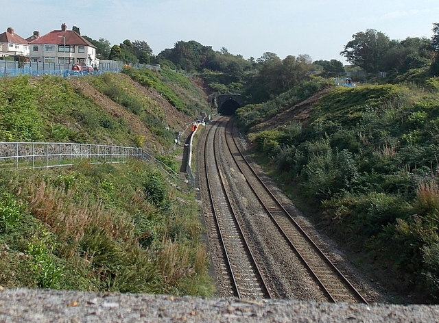 Western portal of Cockett railway tunnel, Swansea