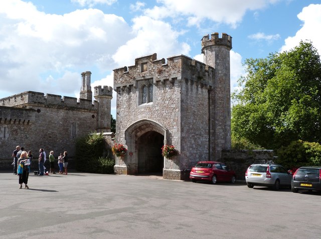 Gatehouse and Courtyard, Powderham Castle