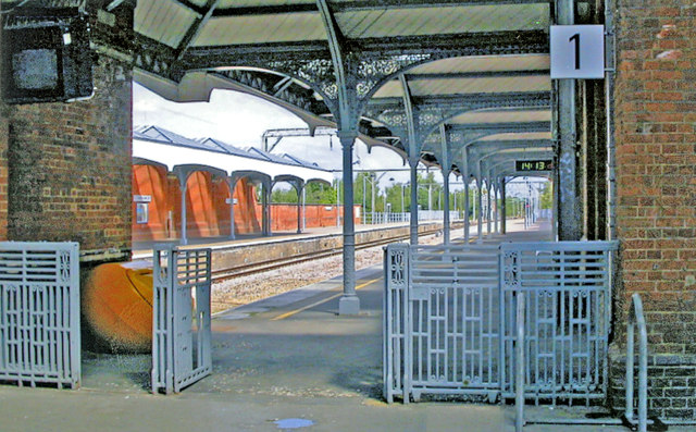 Hertford East station, 2009