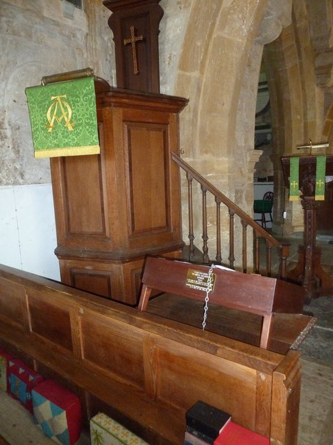 St John the Baptist, Symondsbury: pulpit