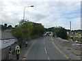 Swing bridge over the River Weaver