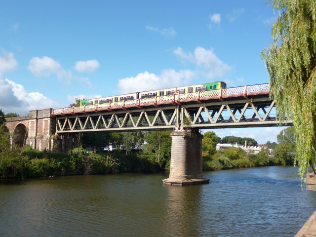Railway bridge across the River Severn at Worcester