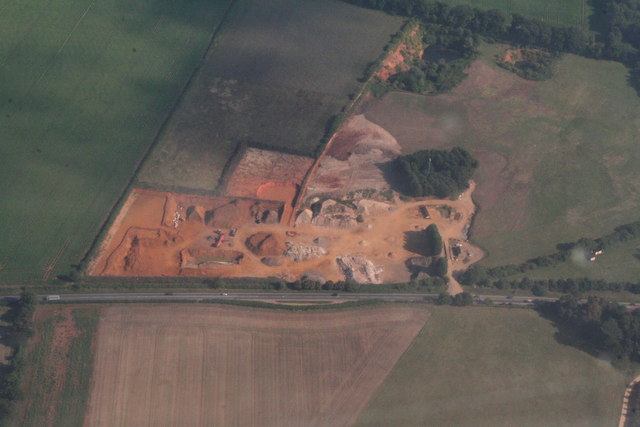 Carrstone quarry north of Snettisham:... © Chris :: Geograph Britain ...