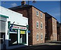 Garage and Abbey Mews houses, Southwell