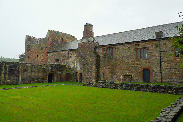 Lanercost Priory, view across the cloister
