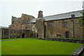 NY5563 : Lanercost Priory, view across the cloister by Rose and Trev Clough