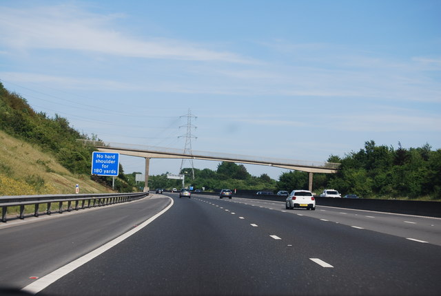 Downend Road Bridge, M27 © N Chadwick :: Geograph Britain and Ireland