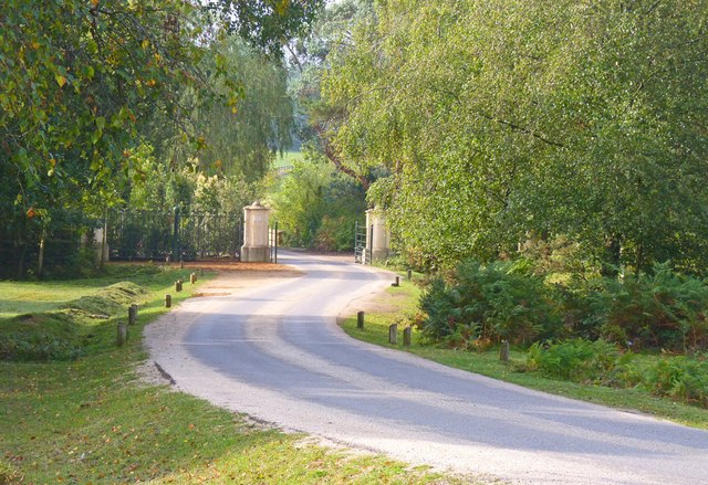 Entrance to Lime Wood Hotel