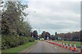 Approaching South Overgate roundabout from Childs Way