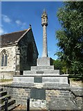 ST7818 : St Gregory, Marnhull: war memorial by Basher Eyre