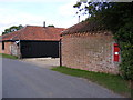 Entrance to Church Farm & Church Farm Victorian Postbox