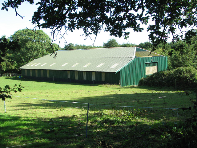 Large farm shed by Star House