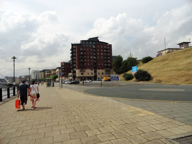 New flats along Newcastle's Quayside