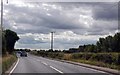 Electricity cables above the A36