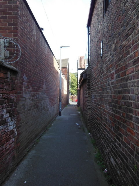 A path leading to Church Street, Sutton on Hull