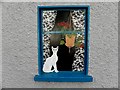 C3611 : Window with cat, Carrigans by Kenneth  Allen