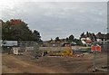 Tramway construction at Wilford Lane