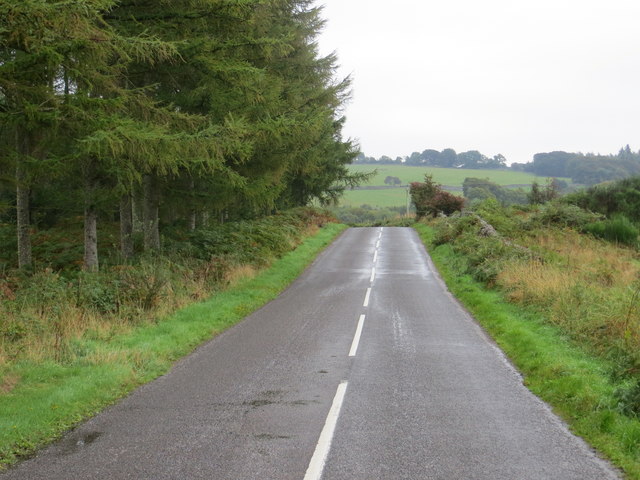 Road (B793) looking east