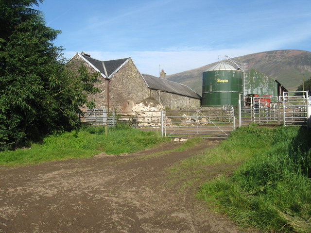 Farm buildings at Millrigg near Wiston