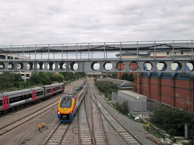 The western approach to Nottingham Midland