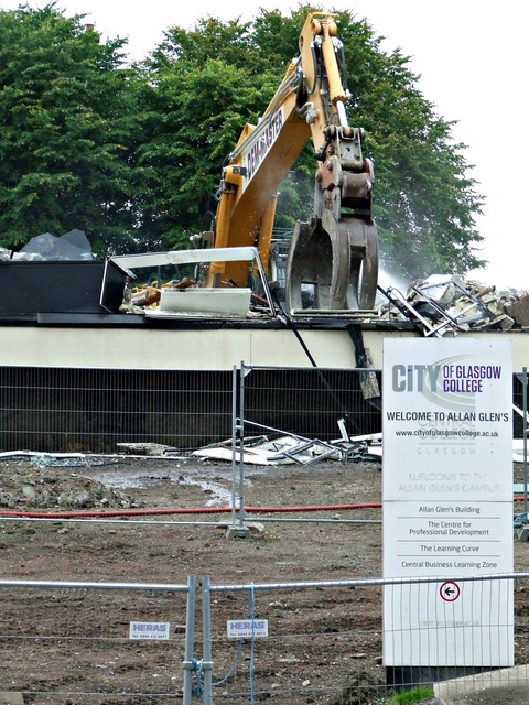 Allan Glen's Campus demolition