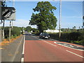 The A71 passing Garrionhaugh Farm