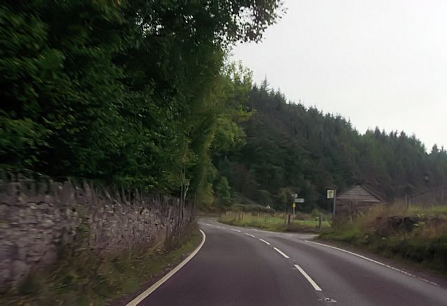 A488 at Gravels Terrace junction