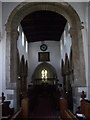 NZ1647 : Chancel Arch and Nave, Lanchester Parish church by Stanley Howe