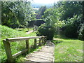 The steps up to Sutton Valence Castle from Rectory Lane